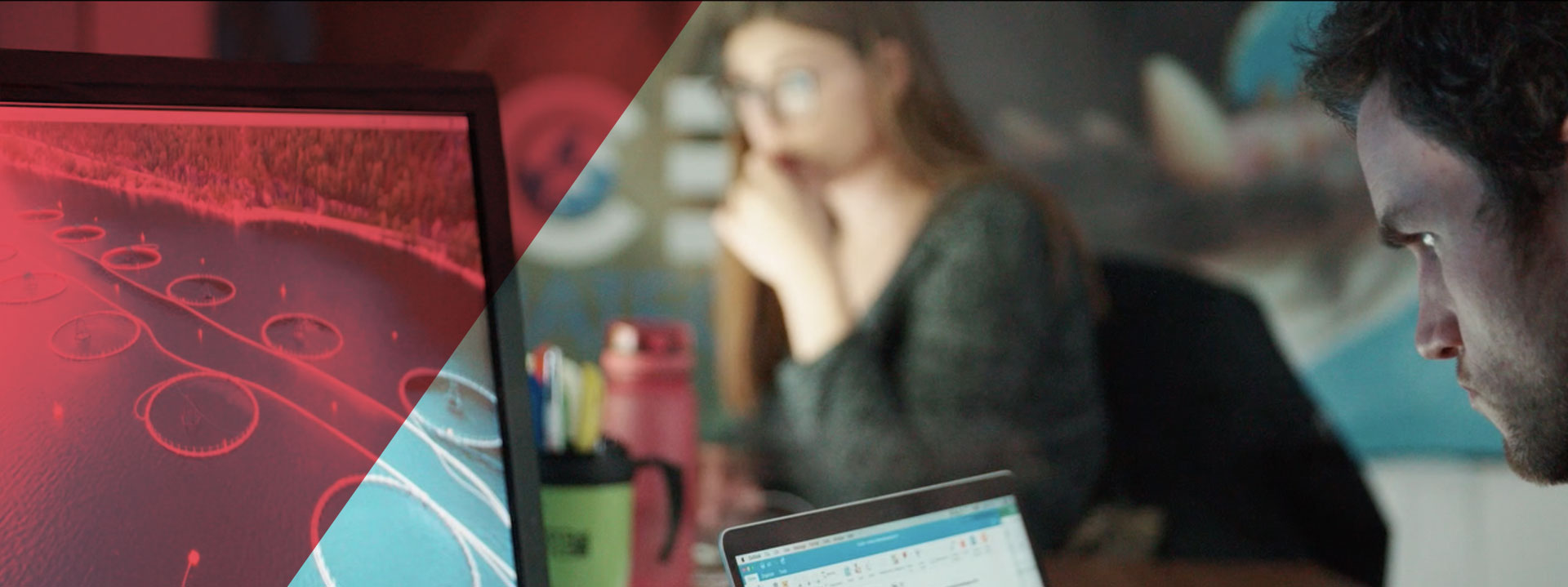 Engineers at work in a product development studio